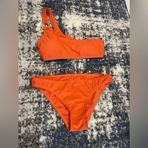 Orange swimsuit